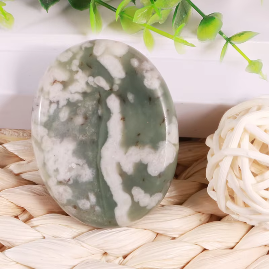 Auspicious Jade Worry Stone