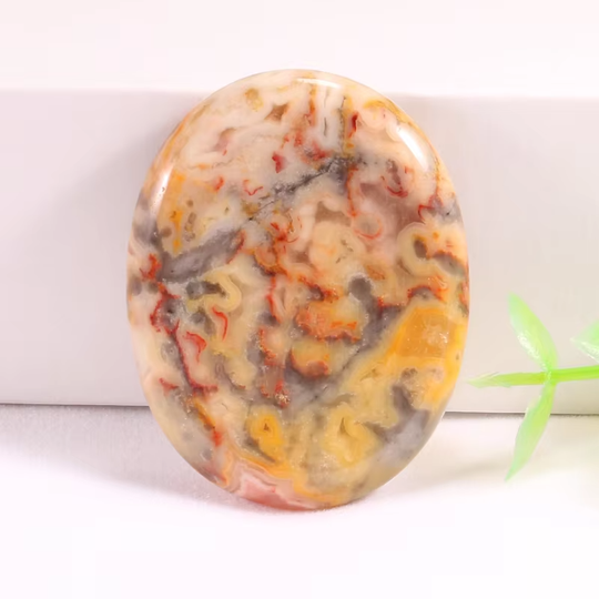 Crazy Agate Worry Stone