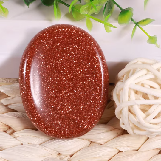 Gold Sand Worry Stone