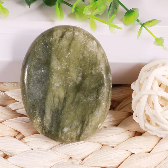 Green Jade Worry Stone