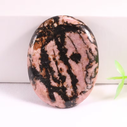 Rhodonite Worry Stone