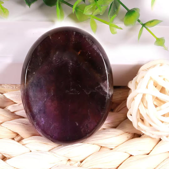 Amethyst Worry Stone