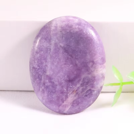 Purple Mica Worry Stone