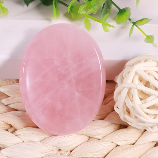 Rose Quartz Worry Stone